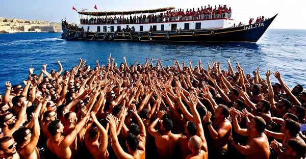 Join the excitement of malta's medusa boat party!